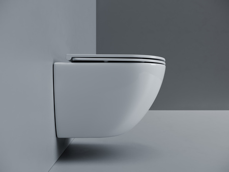 Унитаз подвесной Ceramicanova Alba торнадо 3.0 CN11005T сиденье микролифт 